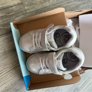 Stride Rite Silver Kids Sneakers